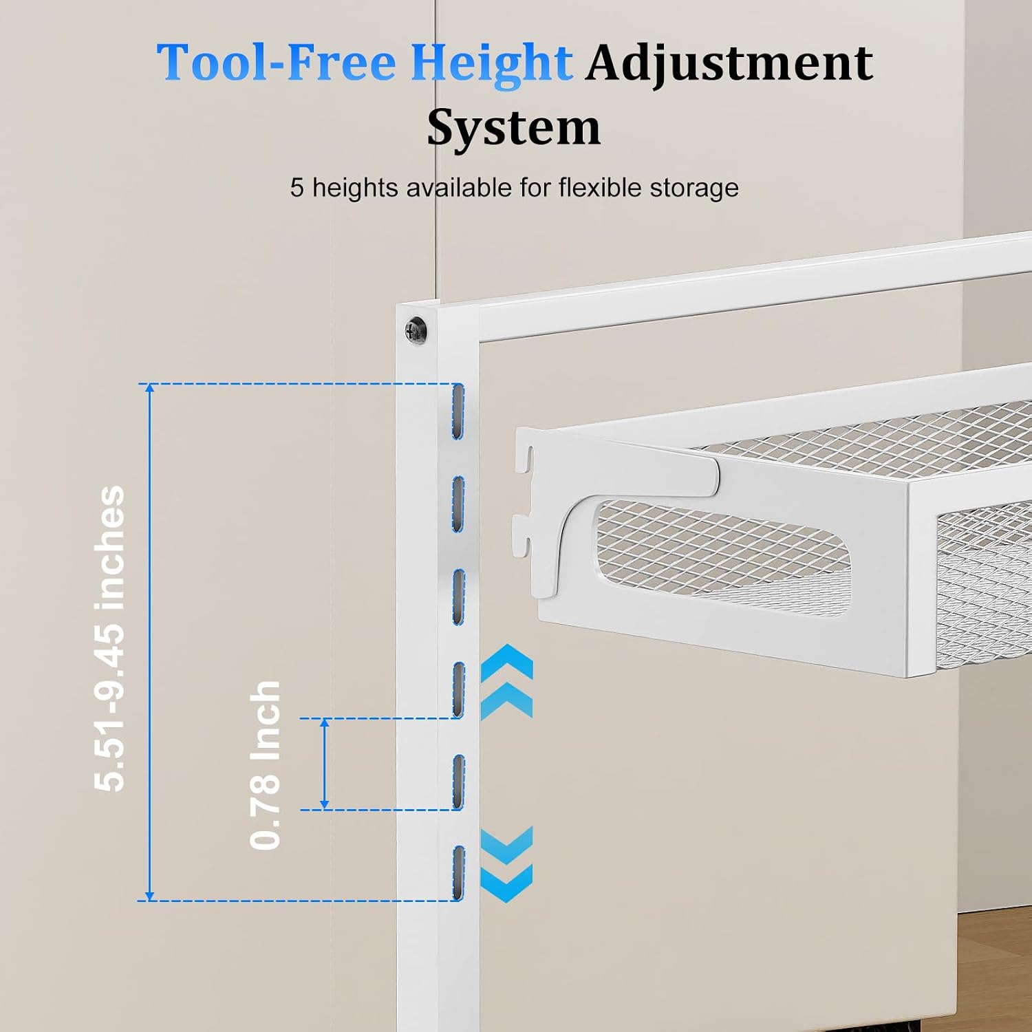 Adjustable Pull Out Storage Organizer