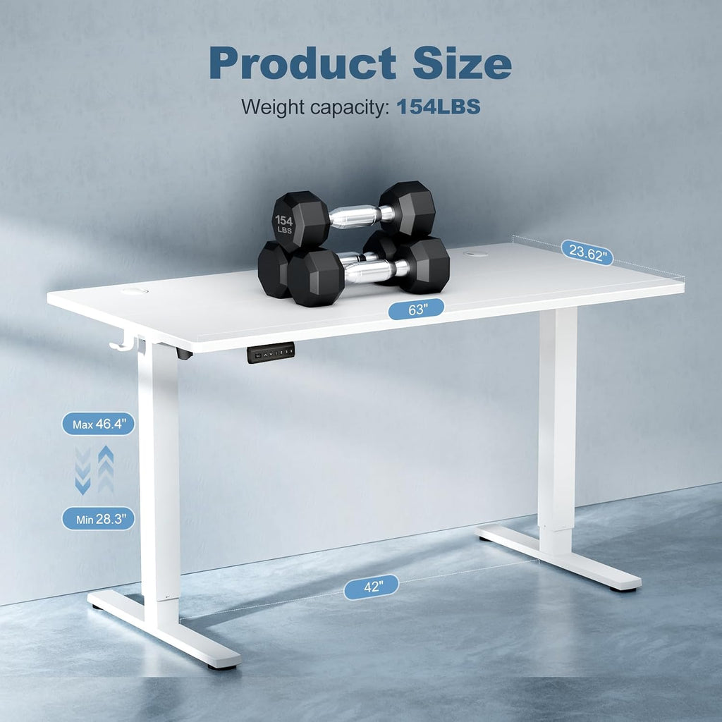 Electric Memory Height Adjustable Desk