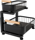 Two Tier Pull Out Sink Storage Baskets