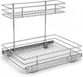 Two Tier Sliding Sink Storage Rack