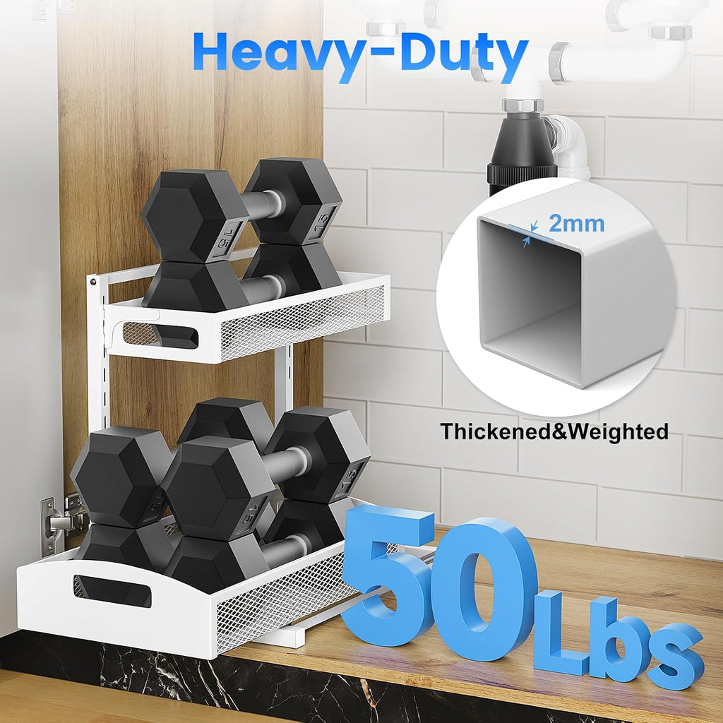 Adjustable Pull Out Storage Organizer