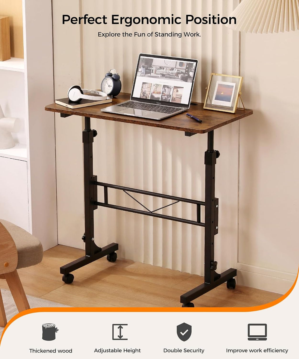 Mobile Height Adjustable Standing Desk