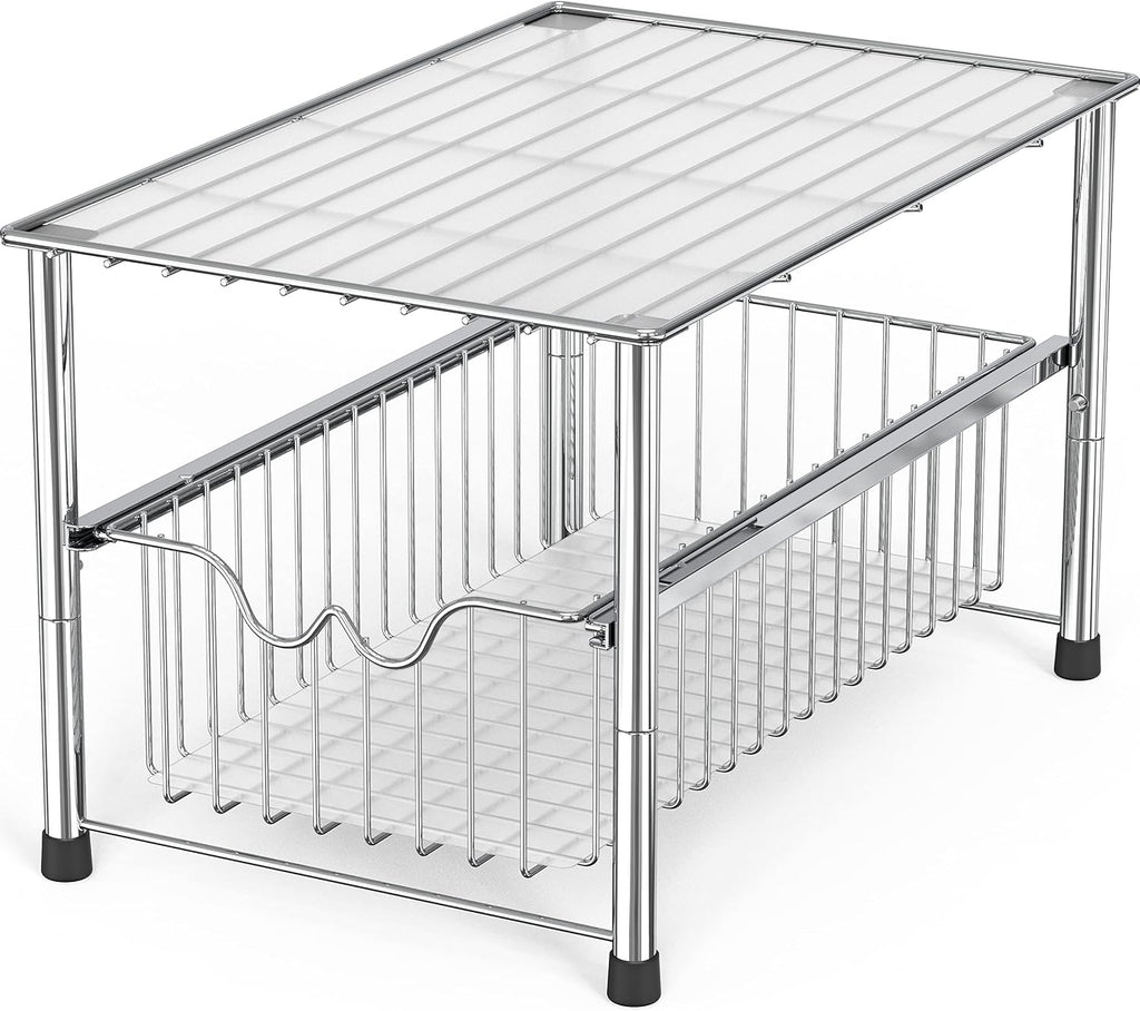 Stackable Sliding Sink Storage Basket