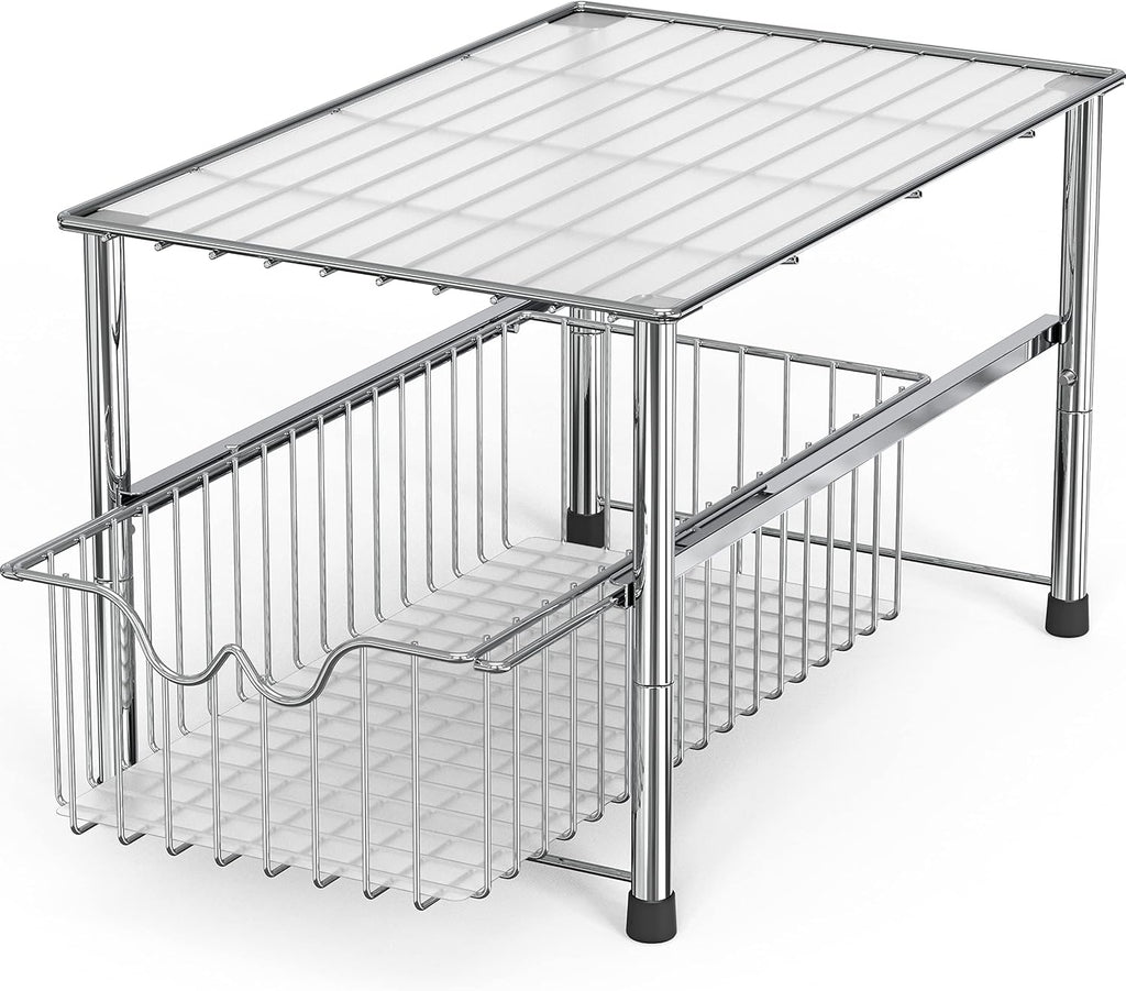 Stackable Sliding Sink Storage Basket