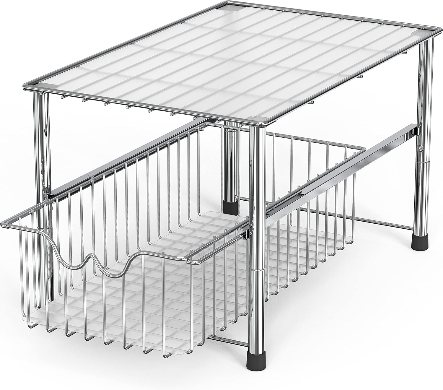 Stackable Sliding Sink Storage Basket
