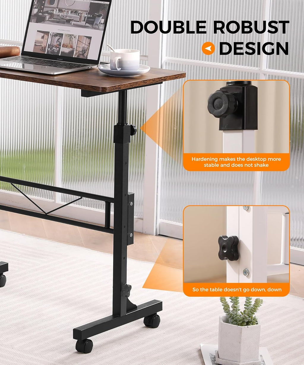 Mobile Height Adjustable Standing Desk