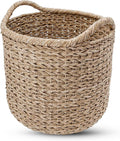 Large Handwoven Seagrass Storage Basket Bin