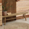 Solid Wood Rustic Farmhouse Bench